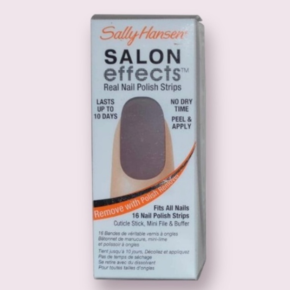 Sally Hansen Salon Effects -670 Debu-taunt (Brown)  Nail Polish Strips